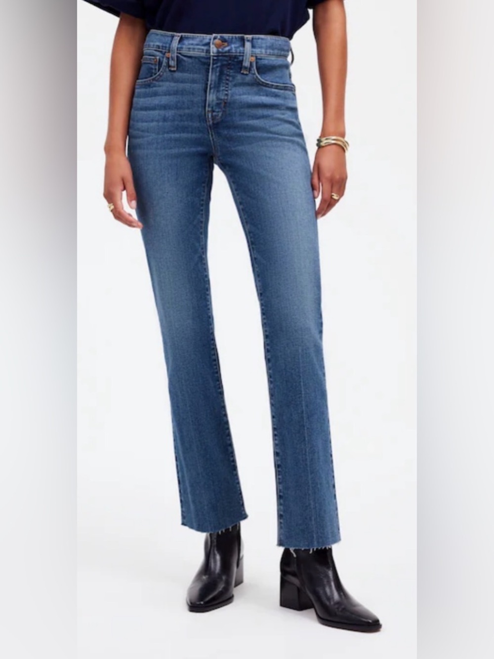 Madewell mid rise kick out jeans - Picture 3 of 15